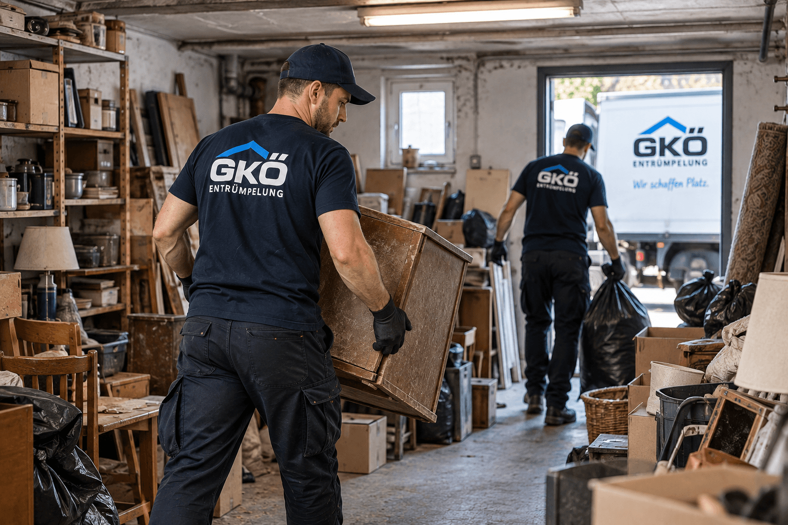 Professionelle Entrümpelung von Keller und Wohnräumen